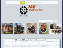 Tablet Screenshot of jagelectricalsales.com